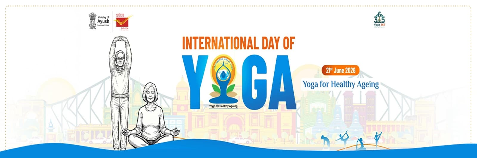 Web banner for International Day of Yoga, 2026