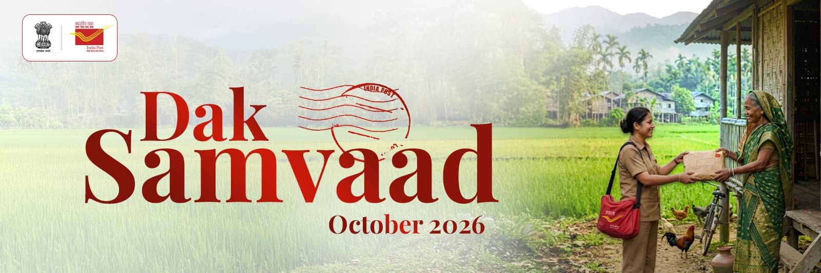Web banner for Dak Samvaad October 2026 English version